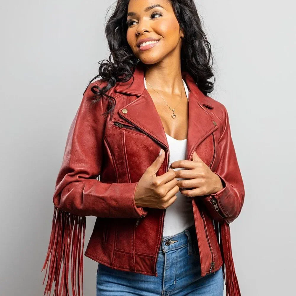 Daisy Womens Fashion Leather Jacket
